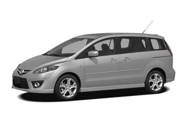 Mazda 5,   7 seats with roof top cargo