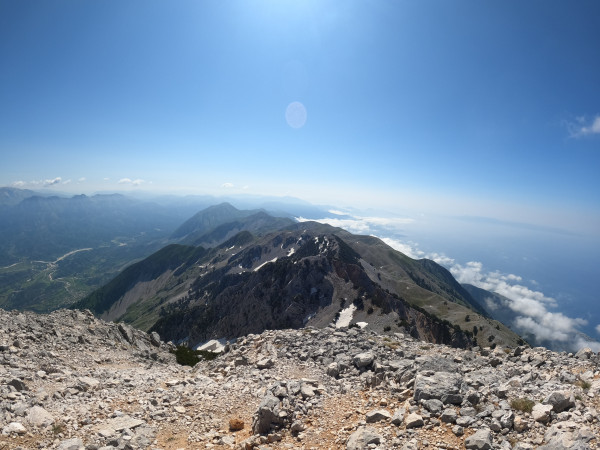 HIKING AT CIKA SUMMIT, SOUTH ALBANIA